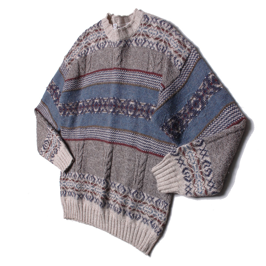 105-110 알파카 스웨터 루즈핏 333