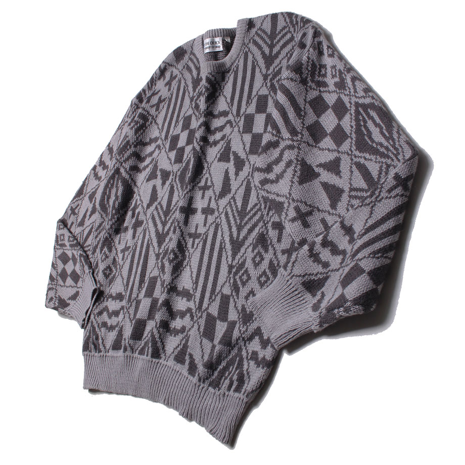 100 지오메트릭 스웨터 릴렉스핏 586