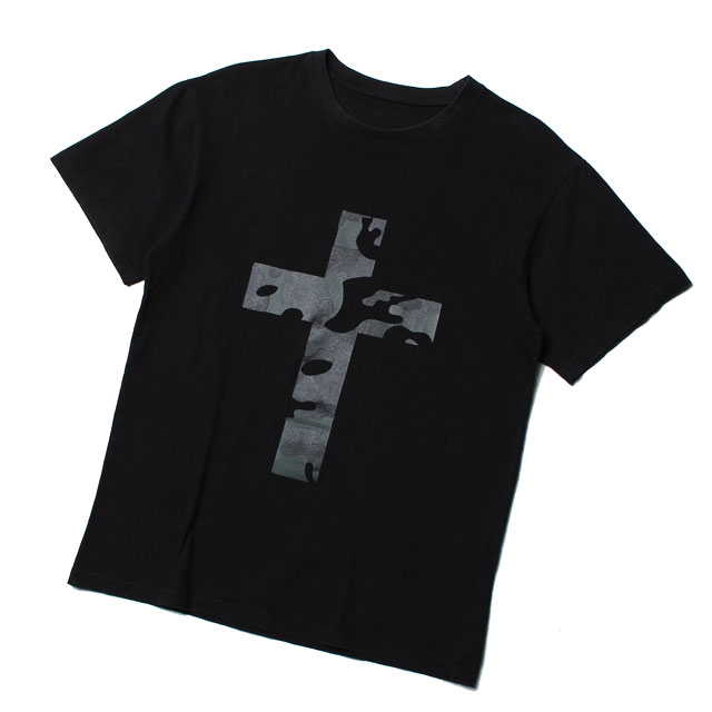 100 카모 십자가 티셔츠